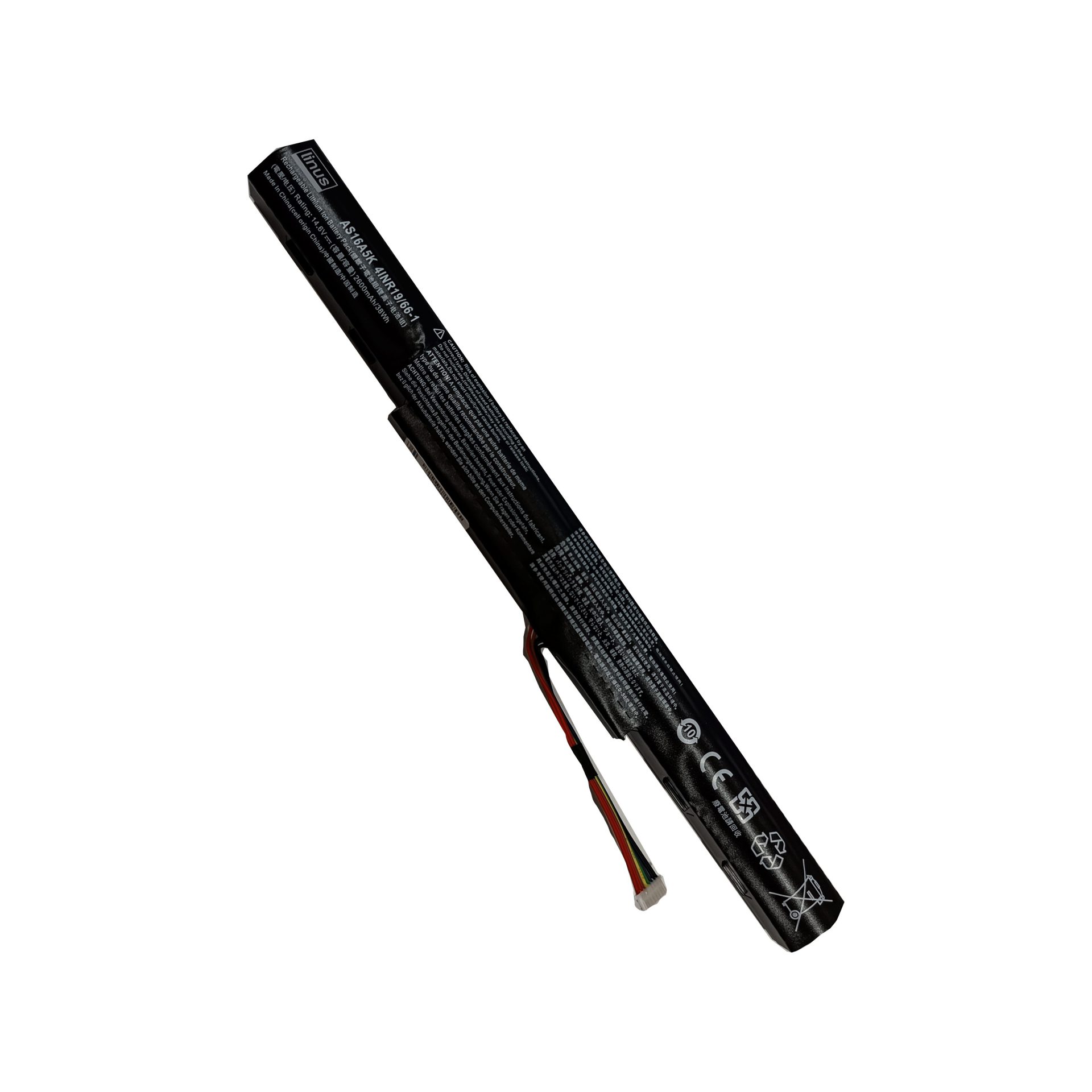 Batterie Compatible 14.6V 2600mAh Pour ACER Aspire AS16A5K AS16A7K AS16A8K - Accumulateur Li-Ion 4 Cellules