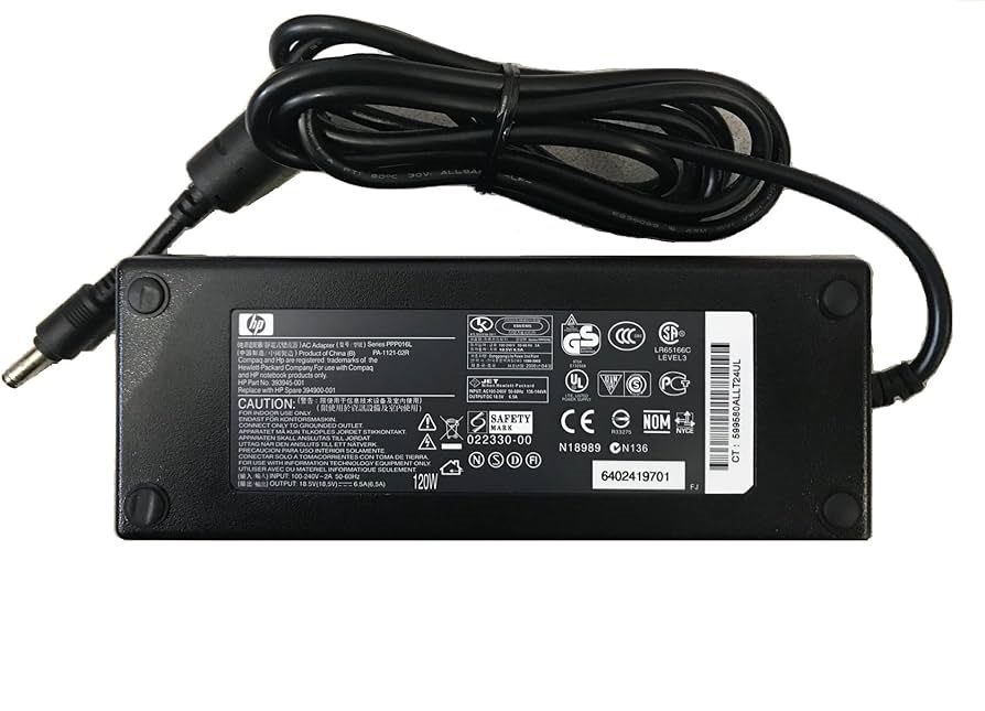 شارژر لپ تاپ HP 18.5V 6.5A